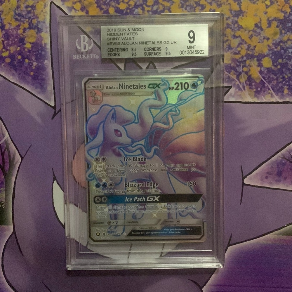 Super rare nine tales , graded my Beckett!!!!